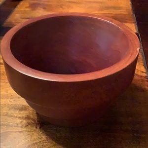 Heavy wooden bowl